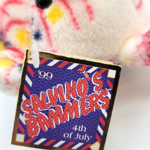 Salvino's Bammers Sammy Sosa #21 1999 4th of July Chicago Cubs Plush Bean Bear - Picture 6 of 8
